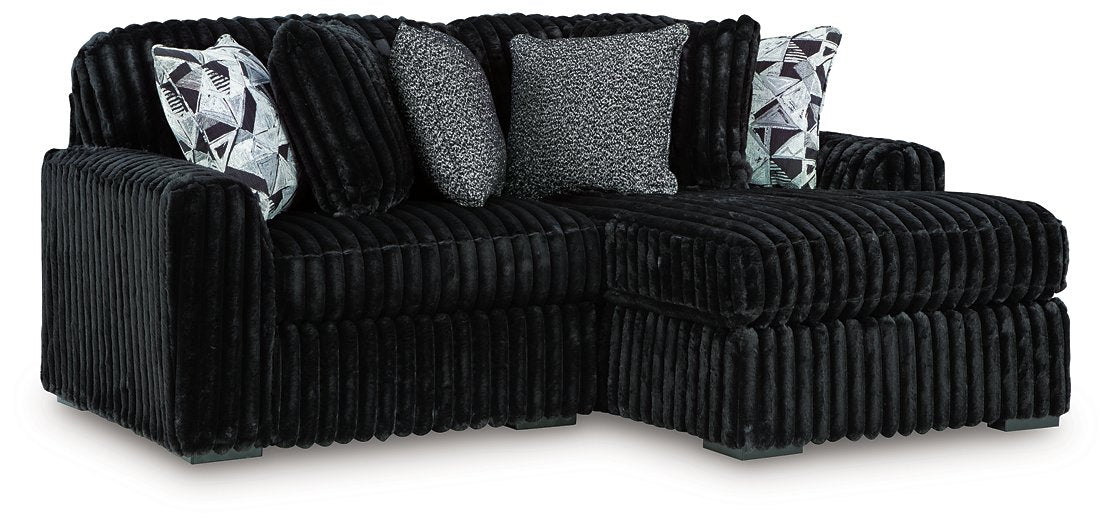 Midnight-Madness Sectional with Chaise - Great Lake Furnishings  (MI)