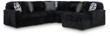 Midnight-Madness Sectional with Chaise - Great Lake Furnishings  (MI)