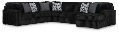 Midnight-Madness Sectional with Chaise - Great Lake Furnishings  (MI)