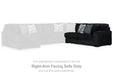 Midnight-Madness Sectional with Chaise - Great Lake Furnishings  (MI)