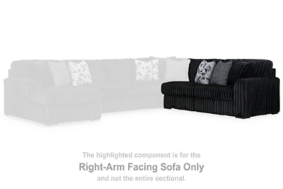 Midnight-Madness Sectional with Chaise - Great Lake Furnishings  (MI)