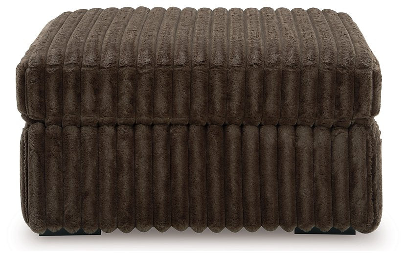 Midnight-Madness Oversized Accent Ottoman - Great Lake Furnishings  (MI)