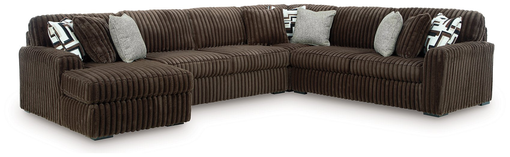 Midnight-Madness Sectional with Chaise - Great Lake Furnishings  (MI)