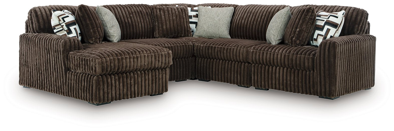 Midnight-Madness Sectional with Chaise - Great Lake Furnishings  (MI)
