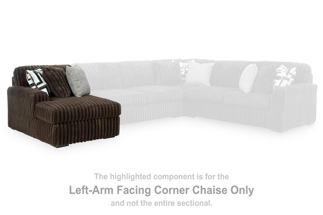 Midnight-Madness Sectional with Chaise - Great Lake Furnishings  (MI)