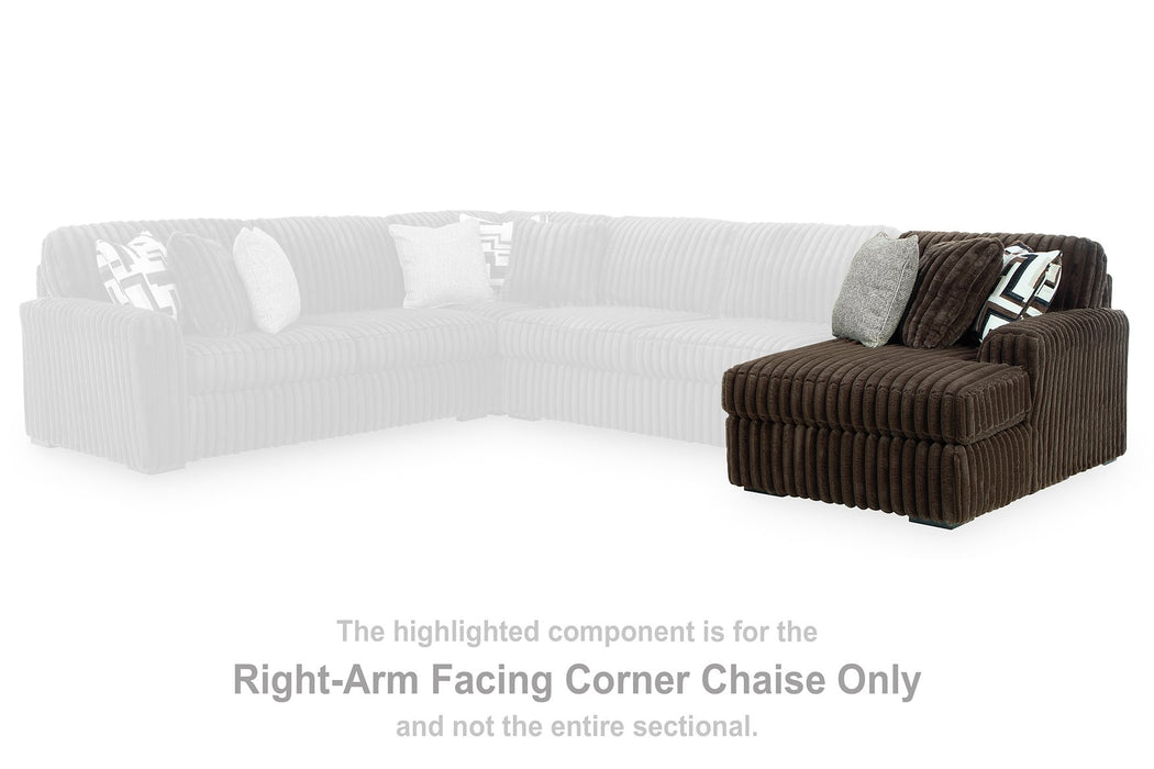 Midnight-Madness Sectional with Chaise - Great Lake Furnishings  (MI)