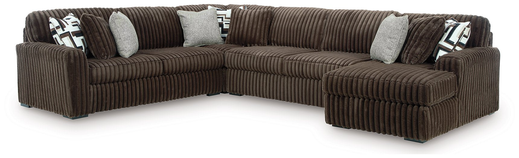 Midnight-Madness Sectional with Chaise - Great Lake Furnishings  (MI)