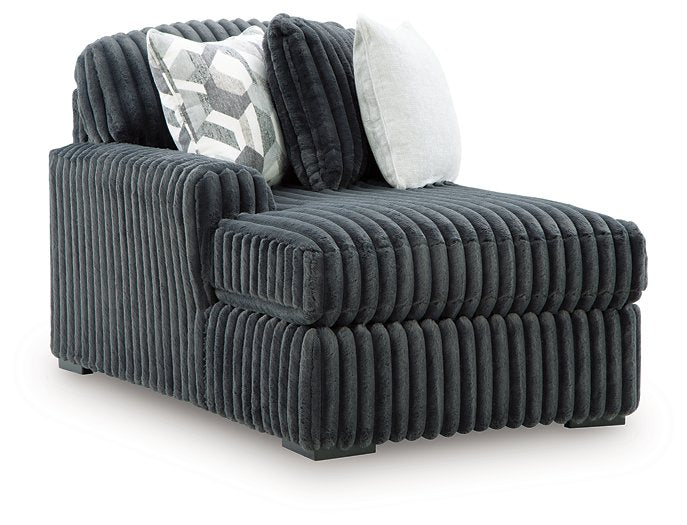 Midnight-Madness Double Chaise 3-Piece Sectional - Great Lake Furnishings  (MI)