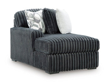 Midnight-Madness Double Chaise 3-Piece Sectional - Great Lake Furnishings  (MI)