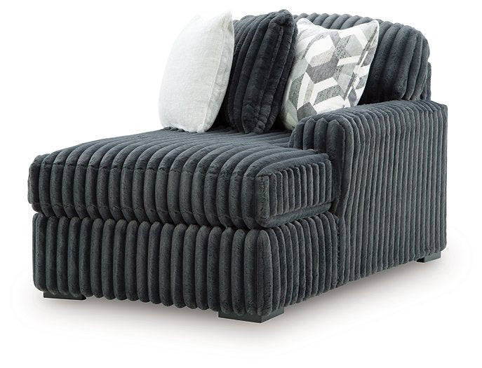 Midnight-Madness Double Chaise 3-Piece Sectional - Great Lake Furnishings  (MI)