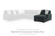 Midnight-Madness Double Chaise 3-Piece Sectional - Great Lake Furnishings  (MI)
