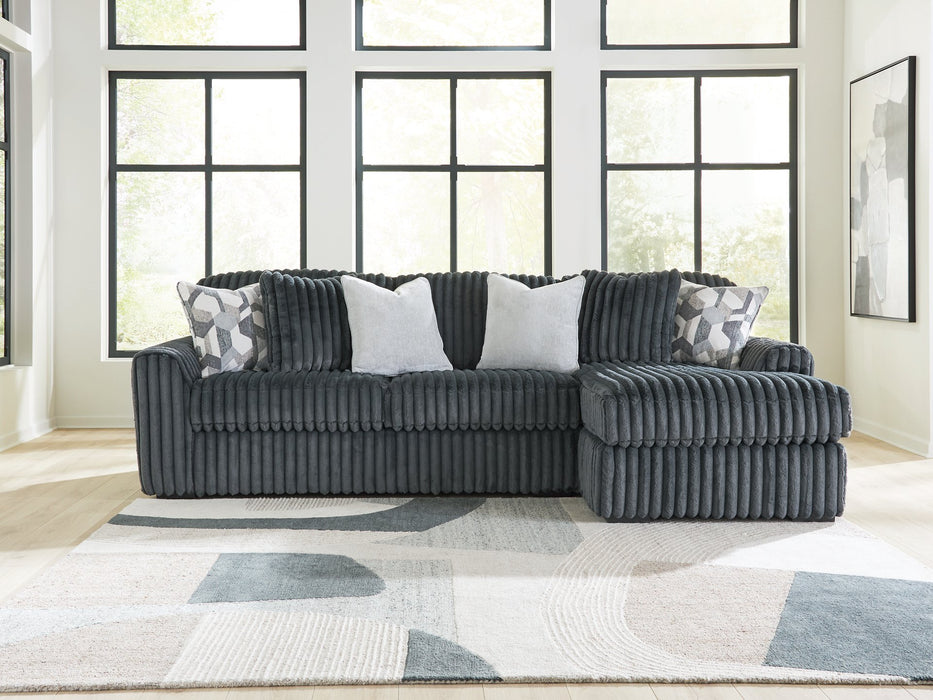 Midnight-Madness Sectional Sofa with Chaise - Great Lake Furnishings  (MI)