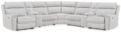 Social Pointe Reclining Sectional with Storage Consoles - Great Lake Furnishings  (MI)