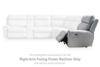 Social Pointe Reclining Sectional with Storage Consoles - Great Lake Furnishings  (MI)