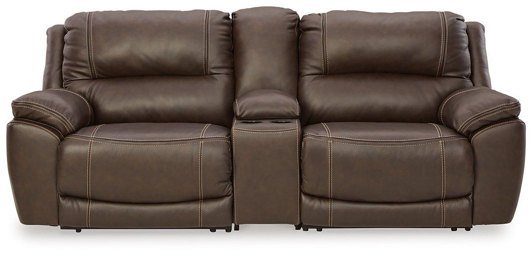 Dunleith Power Reclining Loveseat with Console - Great Lake Furnishings  (MI)