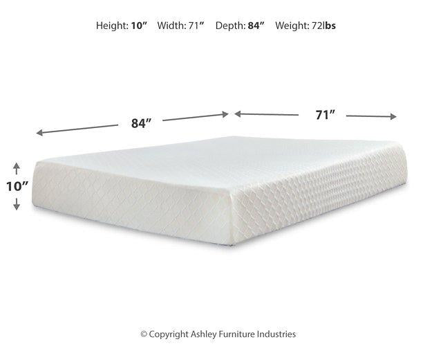 10 Inch Chime Memory Foam Mattress Set - Great Lake Furnishings  (MI)