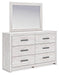 Cayboni Dresser and Mirror - Great Lake Furnishings  (MI)