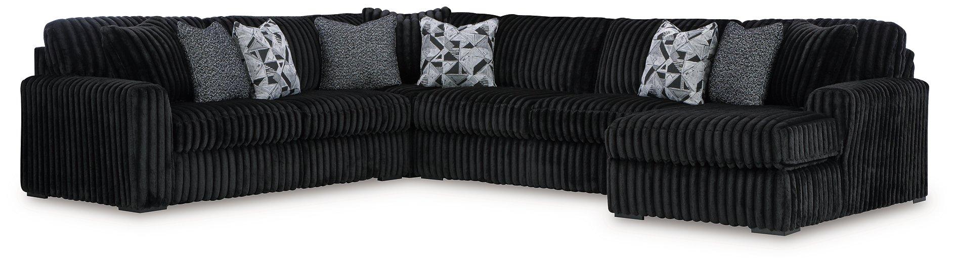 Midnight-Madness Sectional with Chaise - Great Lake Furnishings  (MI)