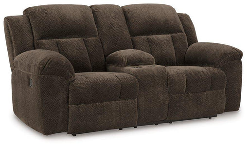 Frohn Reclining Loveseat with Console - Great Lake Furnishings  (MI)