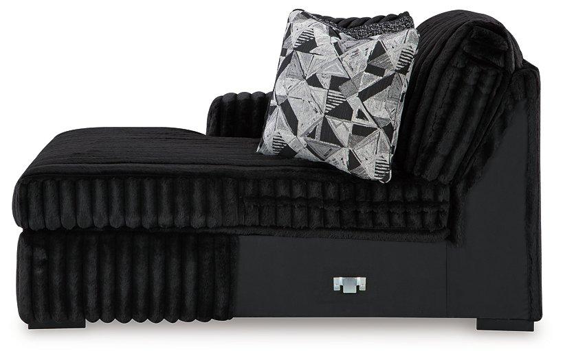 Midnight-Madness Sectional with Chaise - Great Lake Furnishings  (MI)