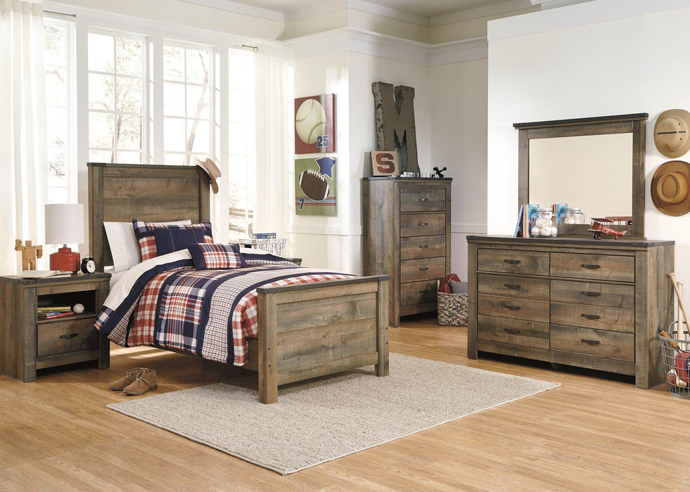 Trinell Youth Bed with 2 Storage Drawers