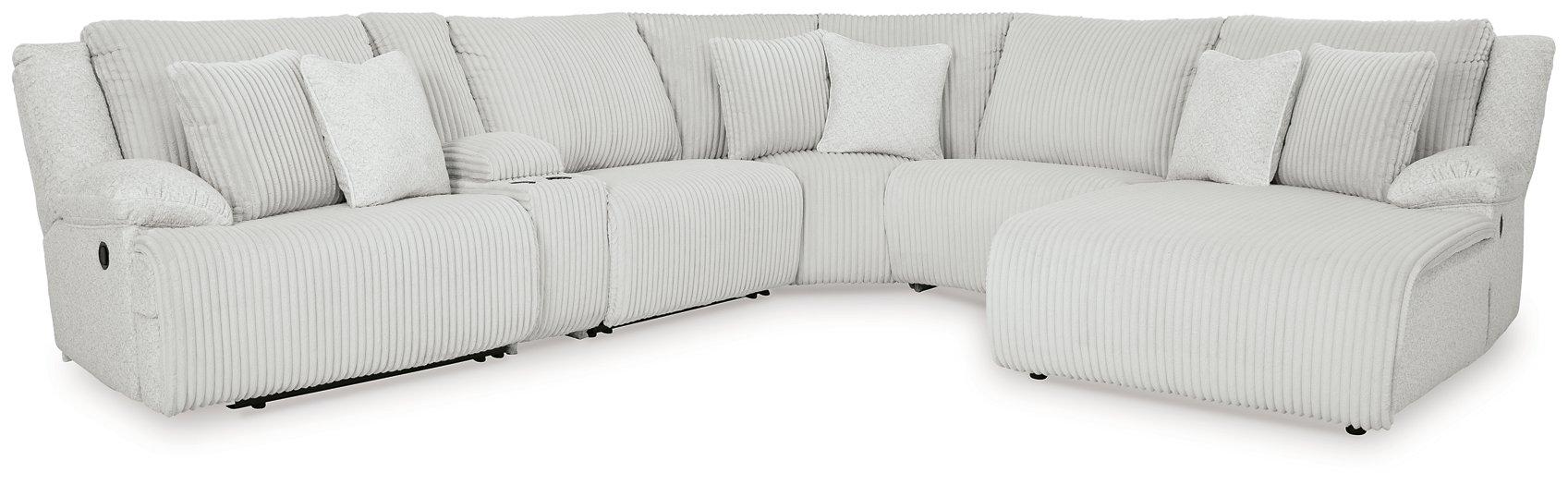 Top Tier Reclining Sectional with Chaise - Great Lake Furnishings  (MI)