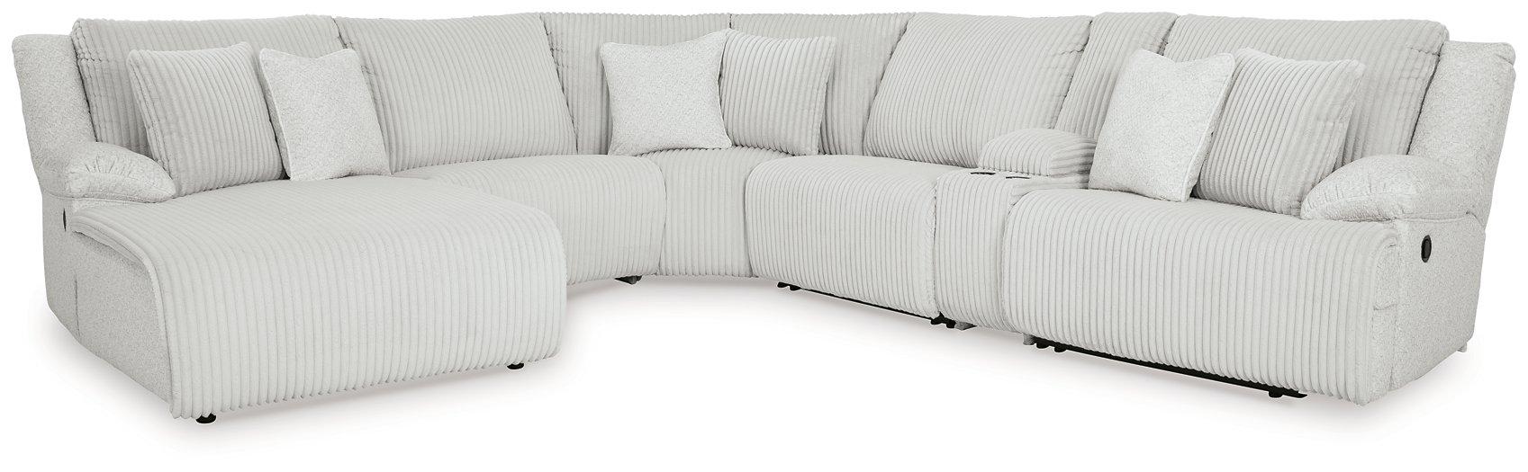Top Tier Reclining Sectional with Chaise - Great Lake Furnishings  (MI)