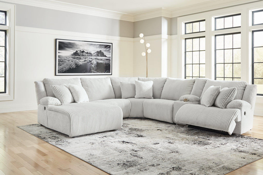 Top Tier Reclining Sectional with Chaise - Great Lake Furnishings  (MI)