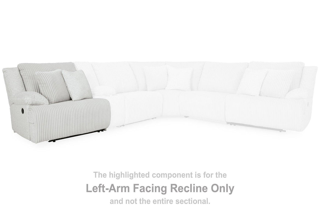 Top Tier Reclining Sectional with Chaise - Great Lake Furnishings  (MI)