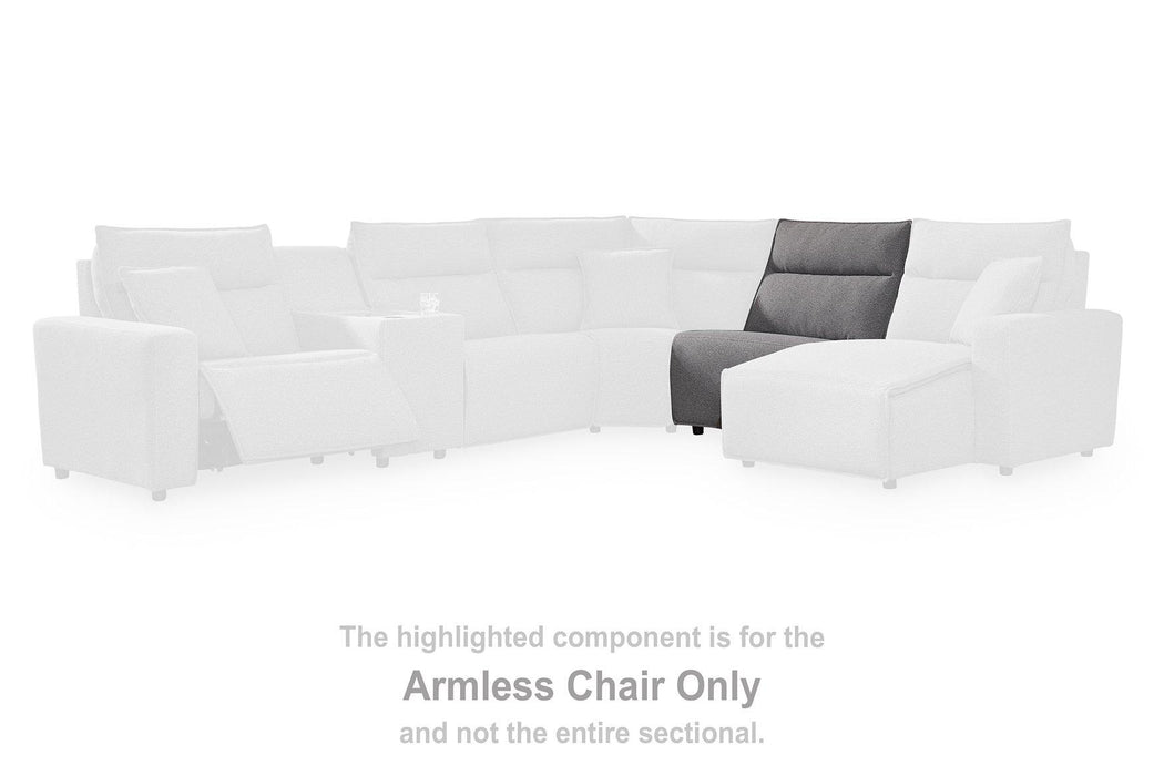 Modmax II Power Reclining Sectional with Audio Consoles - Great Lake Furnishings  (MI)