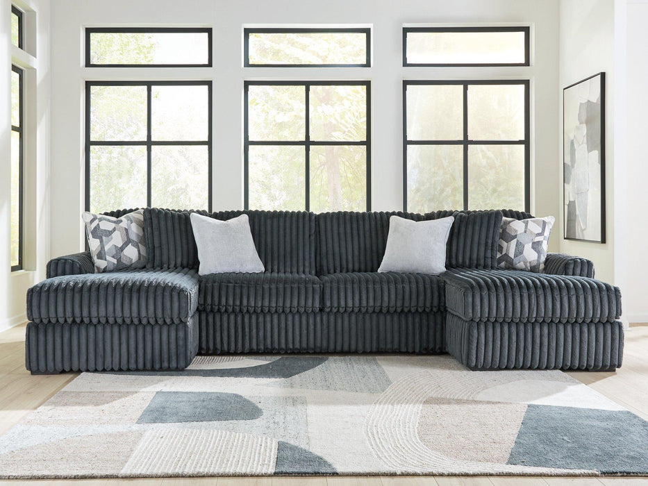 Midnight-Madness Sectional with Chaise - Great Lake Furnishings  (MI)
