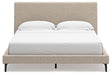 Cielden Upholstered Bed with Roll Slats - Great Lake Furnishings  (MI)