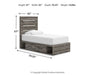 Graystorm Bed with Storage - Great Lake Furnishings  (MI)