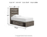 Graystorm Bed with Storage - Great Lake Furnishings  (MI)