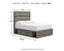 Graystorm Bed with Storage - Great Lake Furnishings  (MI)