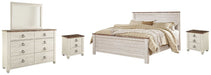 Willowton Bedroom Set - Great Lake Furnishings  (MI)