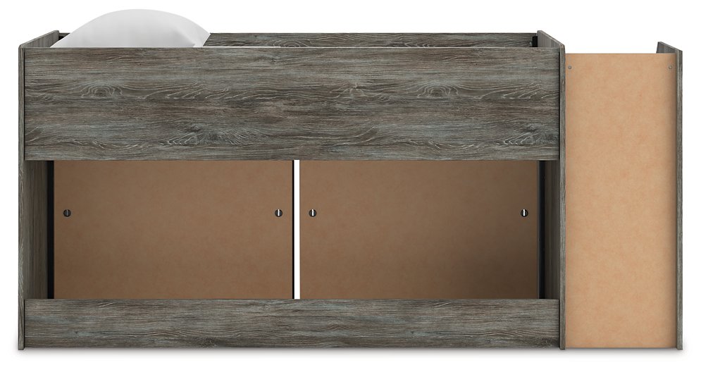 Frandern Loft Bed with Bookcase Storage - Great Lake Furnishings  (MI)