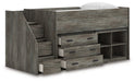 Frandern Loft Bed with Bookcase and Drawer Storage - Great Lake Furnishings  (MI)