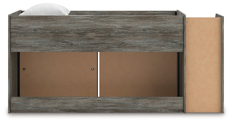 Frandern Loft Bed with Bookcase and Drawer Storage - Great Lake Furnishings  (MI)