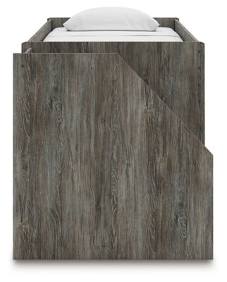 Frandern Loft Bed with Bookcase and Drawer Storage - Great Lake Furnishings  (MI)