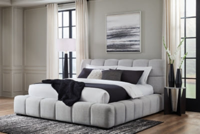 Grendusk Upholstered Bed - Great Lake Furnishings  (MI)