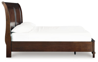Trellington Sleigh Storage Bed - Great Lake Furnishings  (MI)
