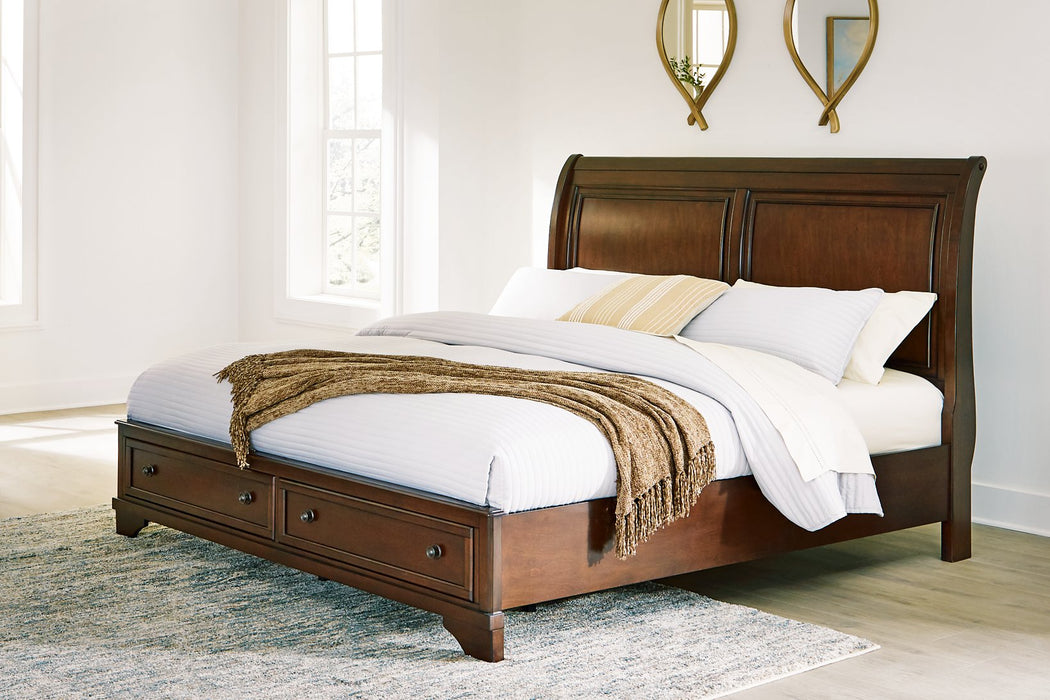 Trellington Sleigh Storage Bed