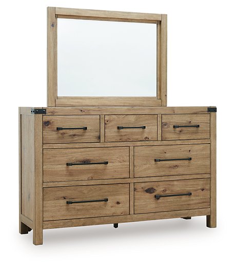 Ridgester Dresser and Mirror - Great Lake Furnishings  (MI)
