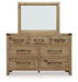 Ridgester Dresser and Mirror - Great Lake Furnishings  (MI)