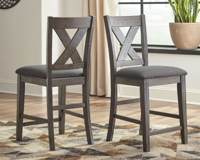 Caitbrook Counter Height Upholstered Bar Stool - Great Lake Furnishings  (MI)