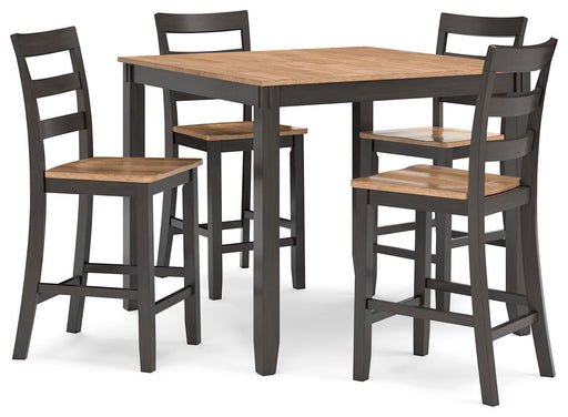 Gesthaven Counter Height Dining Table and 4 Barstools (Set of 5) - Great Lake Furnishings  (MI)
