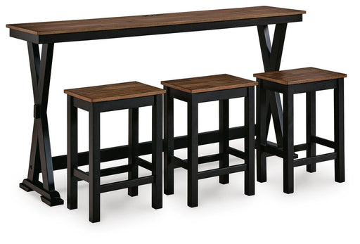 Wildenauer Counter Height Dining Table and 3 Barstools Set - Great Lake Furnishings  (MI)