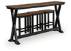 Wildenauer Counter Height Dining Table and 3 Barstools Set - Great Lake Furnishings  (MI)