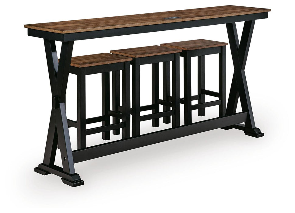 Wildenauer Counter Height Dining Table and 3 Barstools Set - Great Lake Furnishings  (MI)